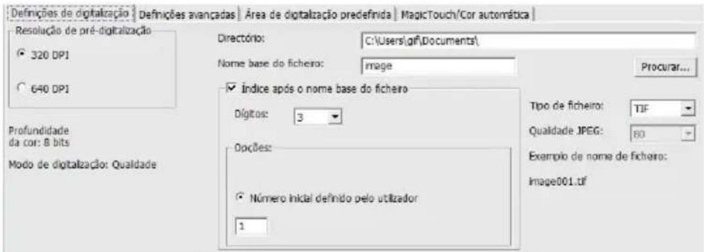 Reflecta ProScan 10T - PASSO 5 - Ajustar as Preferências de Transferência - 2