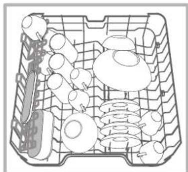 INDESIT DPG 16B1 A K EU - Geschirrspüler-Oberkorb - 1