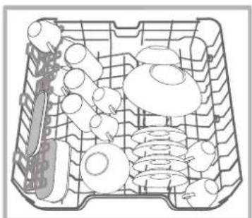 INDESIT DPG 16B1 A K EU - Panier supérieur - 1