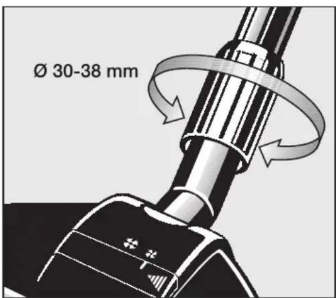 MIELE S 8310 PARQUET SPECIAL - llmamaarän saatimenavaaminen - 2
