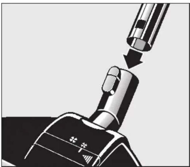MIELE S 8310 PARQUET SPECIAL - Using the Sliding Air Flow Regulator - 1