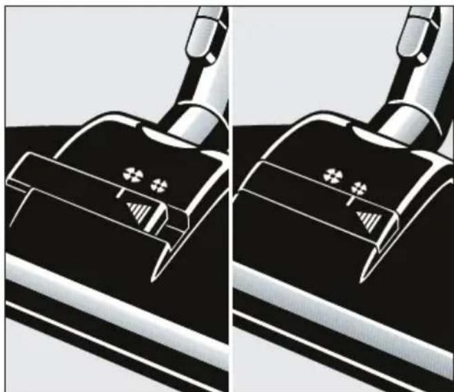 MIELE S 8310 PARQUET SPECIAL - Öppna Luftreglaget - 1