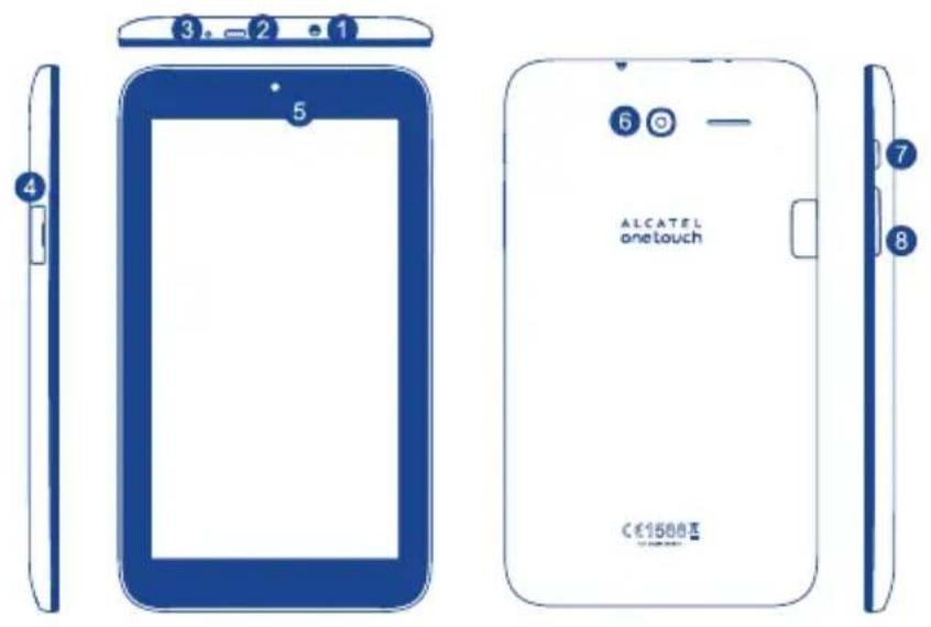 ALCATEL One Touch Pixi 7 - Aspect - 1