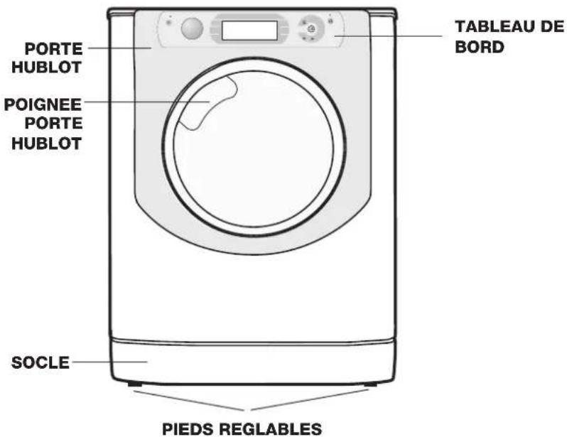 HOTPOINT-ARISTON AQD1071D 69 EUA - Description de l'appareil - 1