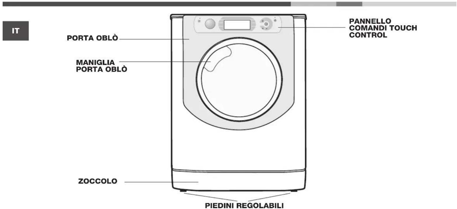 HOTPOINT-ARISTON AQD1071D 69 EUA - Descrizione della macchina - 1
