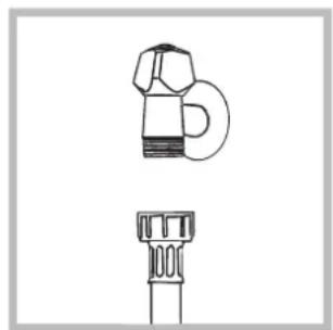 HOTPOINT-ARISTON AQD1071D 69 EUA - Anschluss des Zulaufschlauches - 2