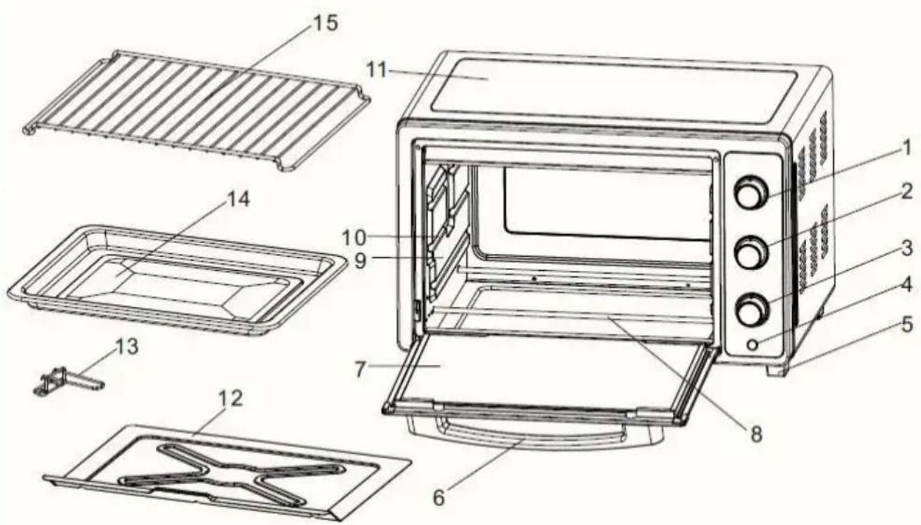 Mx Onda MXHC2178 - STEUERELEMENTE UNDELEMENTE - 1