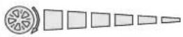 AL-KO Classic 4.64 SPS Plus - Position indicators on the unit: - 4