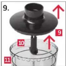 Koenic KHB 700 - Korzystanie z noza rozdrabniajacego - 9