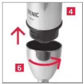 Koenic KHB 700 - Using the blender bar - 1