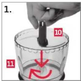 Koenic KHB 700 - Het hakonderdeel gebruiken - 1