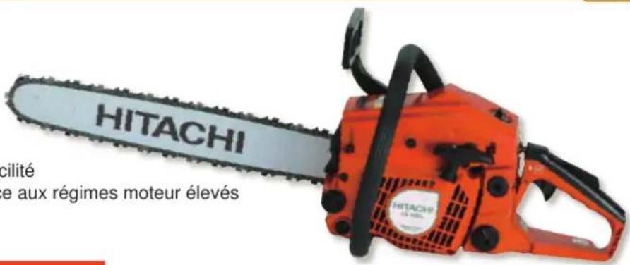 HITACHI ML 190 E - Tronçonneuse Guide-chaine 45 cm - 18" - 2