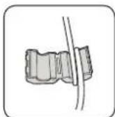 SAMSUNG WAM550 - Enroulement du câble d'alimentation autour du noyau torique en ferrite - 3