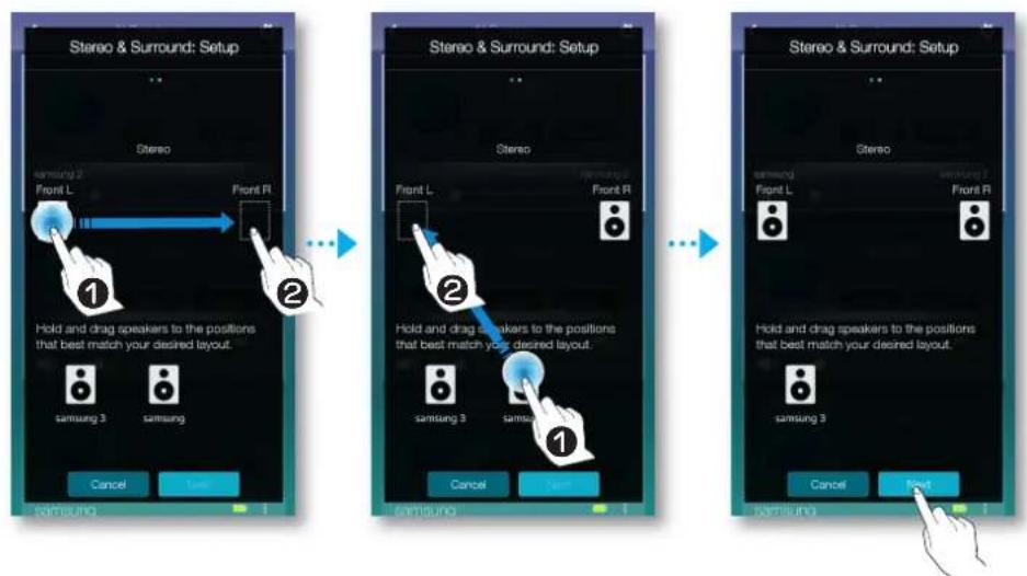 SAMSUNG WAM550 - Réglage du mode de son ambiophonique - 2