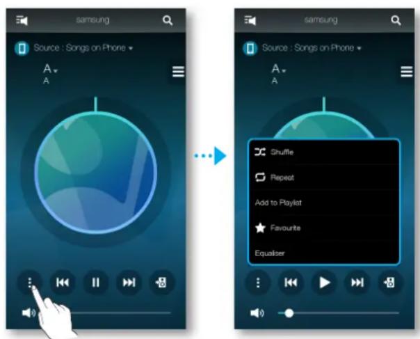 SAMSUNG WAM550 - Appuyez sur. - 1