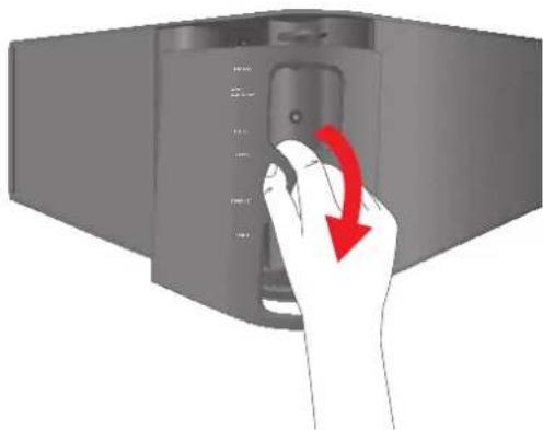 SAMSUNG WAM550 - Connexion du câble d'alimentation (WAM750, WAM751 uniquely) - 1