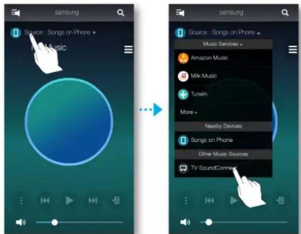 SAMSUNG WAM550 - - Connexion du téléviseur via bluetooth (TV soundconnect) - 1