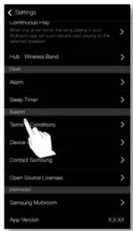 SAMSUNG WAM550 - Veille - 2