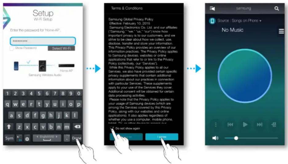 SAMSUNG WAM550 - - Connexion automatique au wi-fi (android/ios) - 3