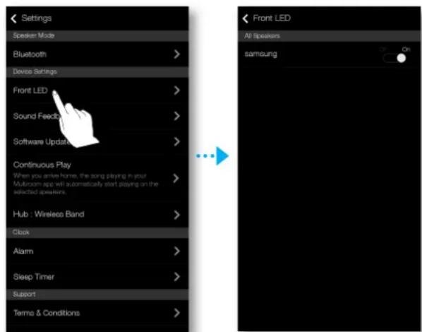SAMSUNG WAM550 - Voyant avant - 1
