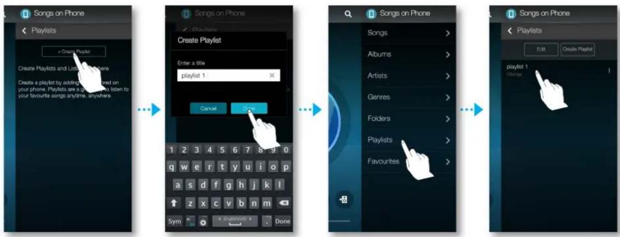 SAMSUNG WAM550 - Création d'une liste de lecture - 2
