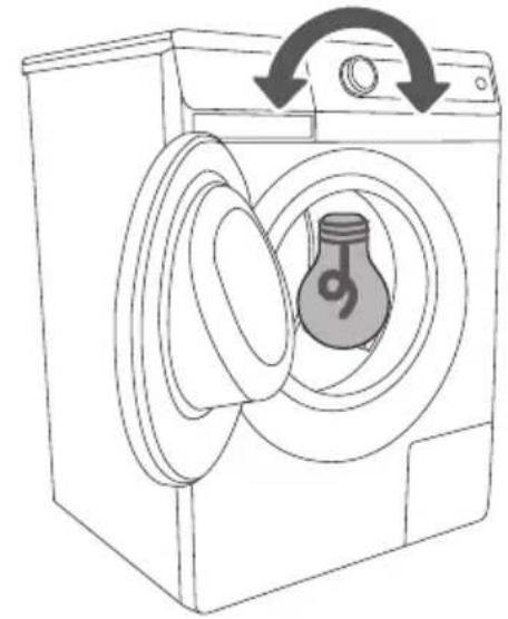 GORENJE W8543 - MISE EN MARCHE DU LAVE-LINGE - 2