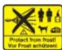 Kärcher Xpert HD 7125 - Simboli riportati sull'apparecchio - 1