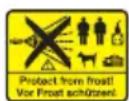 Kärcher Xpert HD 7125 - Symbols on the machine - 1