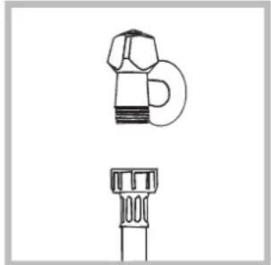 INDESIT IWB 51251 C ECO EU - Pripojenie pritokovej hadice vody - 1