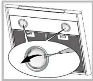 HOTPOINT-ARISTON HLC 6.8 AT XHA - Replacing the bulbs - 1