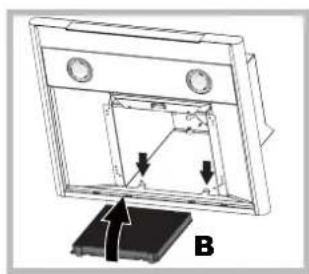 HOTPOINT-ARISTON HLC 6.8 AT XHA - Servicing the charcoal filter (B) - 2