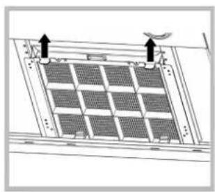 HOTPOINT-ARISTON HLC 6.8 AT XHA - Servicing the charcoal filter (B) - 3