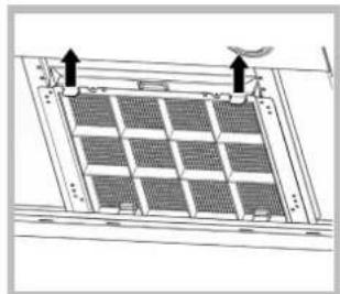 HOTPOINT-ARISTON HLC 6.8 AT XHA - Manutenzione del filtro al carbone (B) - 3