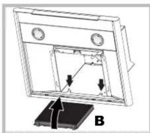 HOTPOINT-ARISTON HLC 6.8 AT XHA - Substituicao do filtro de carvao (B) - 2