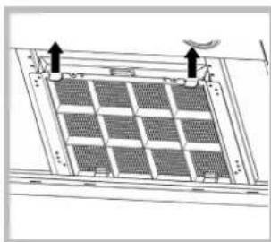 HOTPOINT-ARISTON HLC 6.8 AT XHA - Substituicao do filtro de carvao (B) - 3