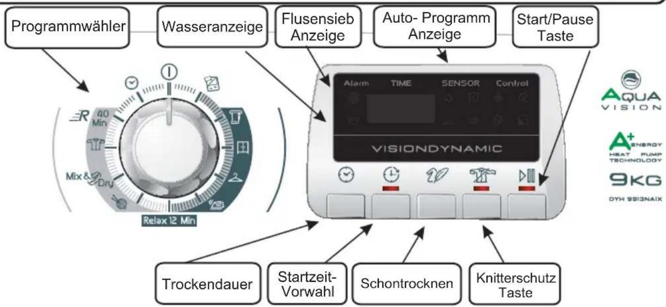 HOOVER DYH 9913 NA1X - SCHALTERBLENDE UND ANZEIGEN - 1