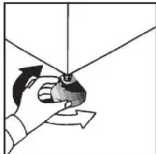 HOOVER DYH 9913 NA1X - Einstellen der Fübe - 1