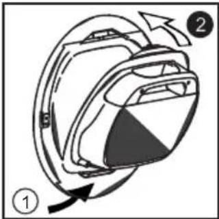 HOOVER DYH 9913 NA1X - Entfern des Behalters - 3