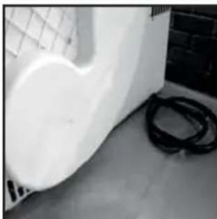 HOOVER DYH 9913 NA1X - Bittes das Kondenswasserablaufset wie Folgt Montieren: - 6