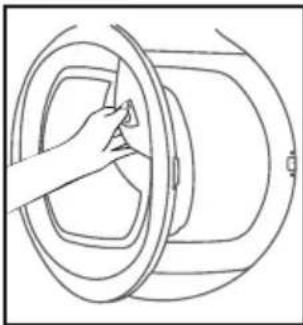 HOOVER DYH 9913 NA1X - Öppna Luckan - 1