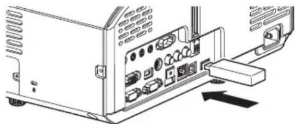 CASIO XJUT310WN - Pour raccorder une clé USB au projecteur - 1