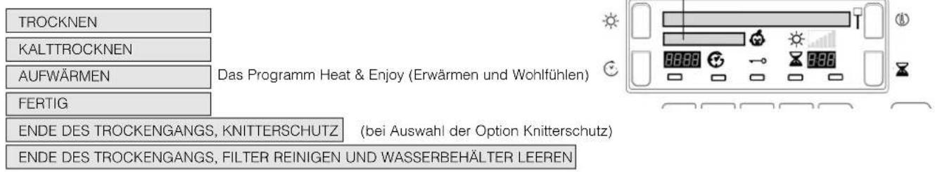 HOTPOINT-ARISTON TCD 874 6H1 (EU) - Programmfortschnitt - 1
