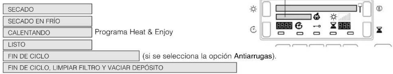 HOTPOINT-ARISTON TCD 874 6H1 (EU) - Progreso del programa - 1