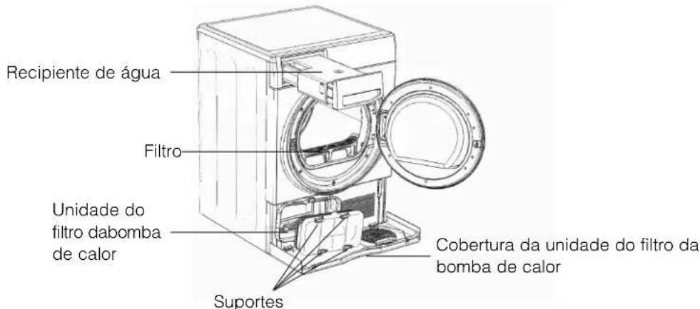 HOTPOINT-ARISTON TCD 874 6H1 (EU) - ! A parte darente da bomba de calor é composta por placas de metal finas. - 2