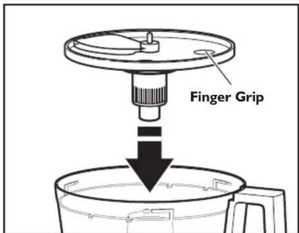KITCHENAID KFP0711CU - Installing the Adjustable Slicing Disc - 2