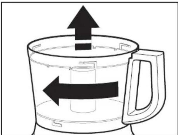 KITCHENAID KFP0711CU - Retrait de la préparation obtenue - 4
