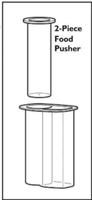 KITCHENAID KFP0711CU - Using the 2-in-1 Feed Tube - 1