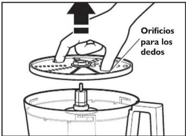 KITCHENAID KFP0711CU - Cómo retirar los alimentos procesados - 3