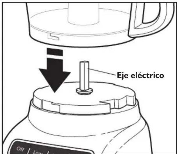 KITCHENAID KFP0711CU - como sujetar el tzon de trabajo - 1