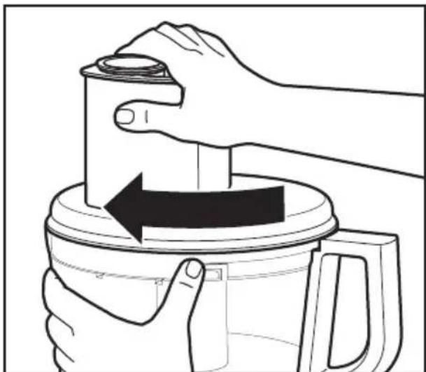 KITCHENAID KFP0711CU - Removing the Work Bowl Cover from the Work Bowl - 1